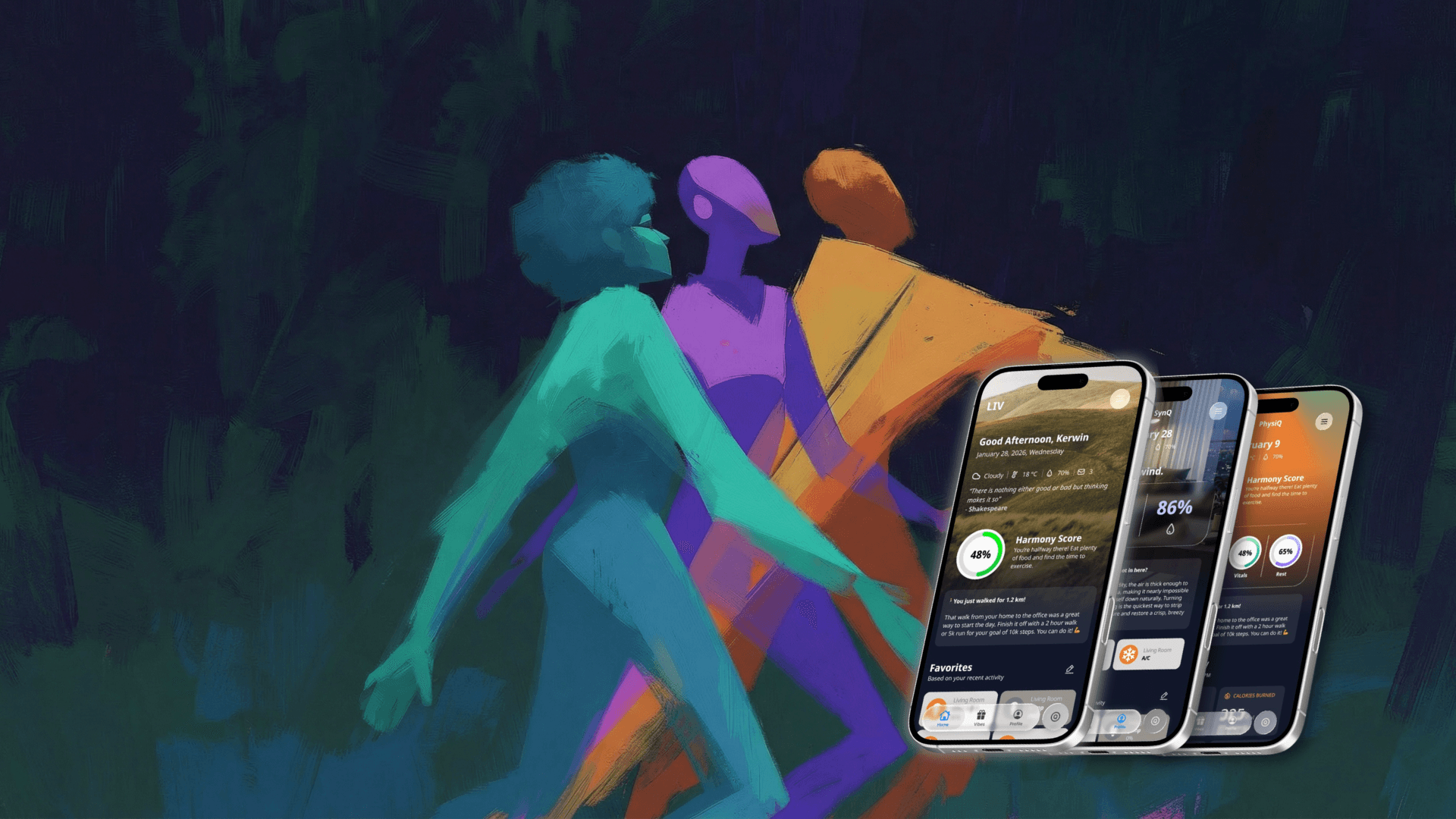 Abstract colorful art