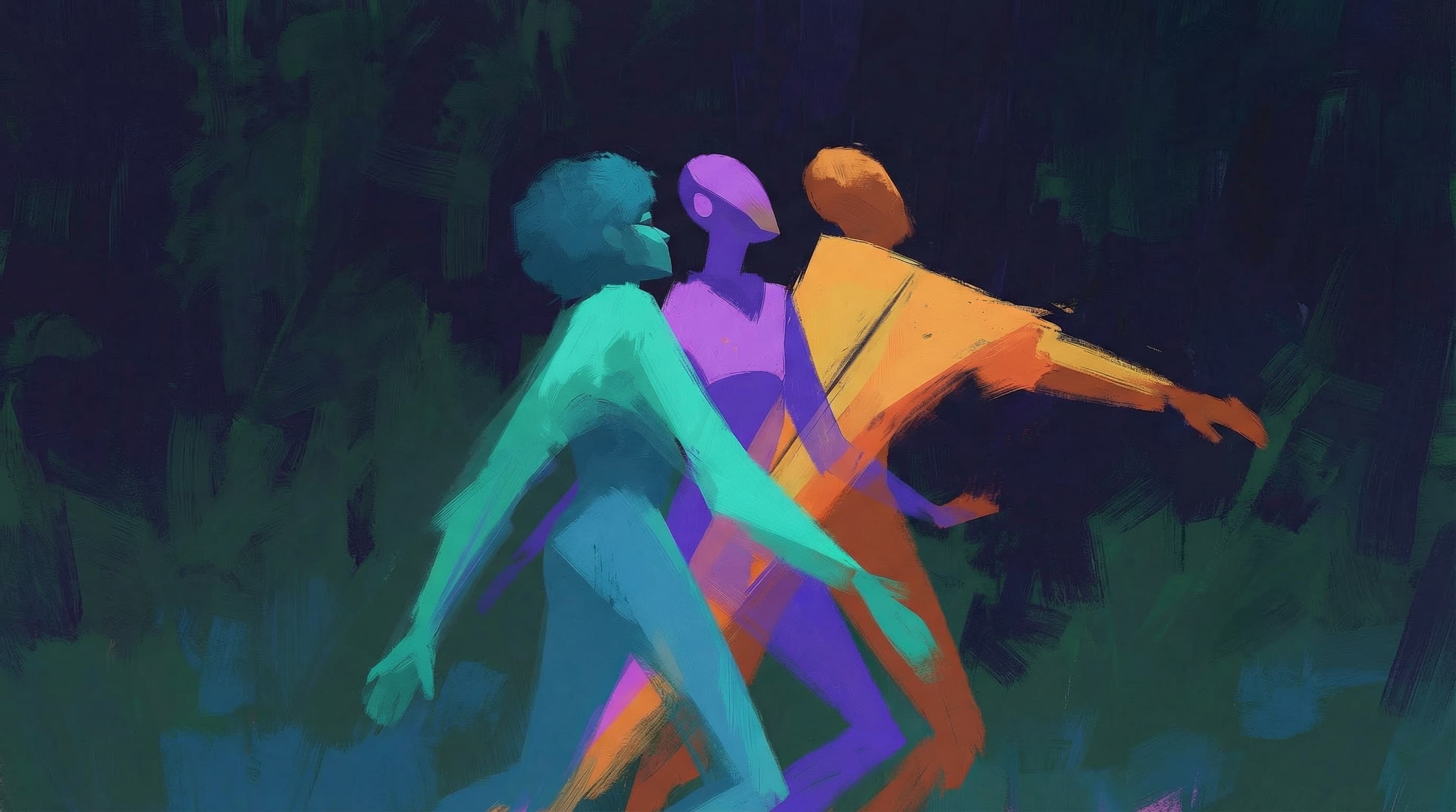 Abstract HarmoniQ contact artwork