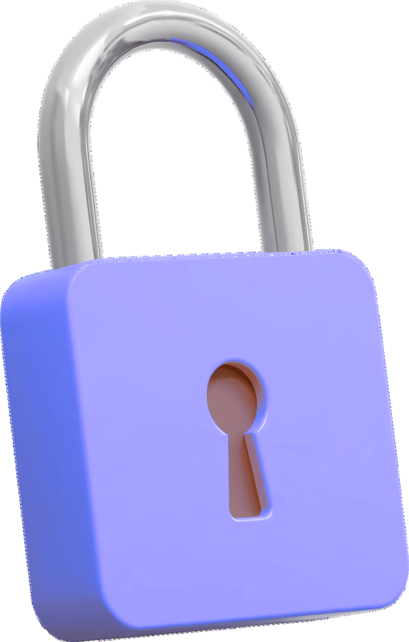 Qara privacy lock illustration