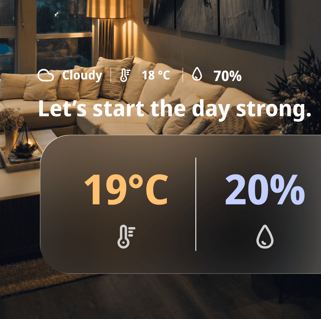 Smart home real-time metrics dashboard